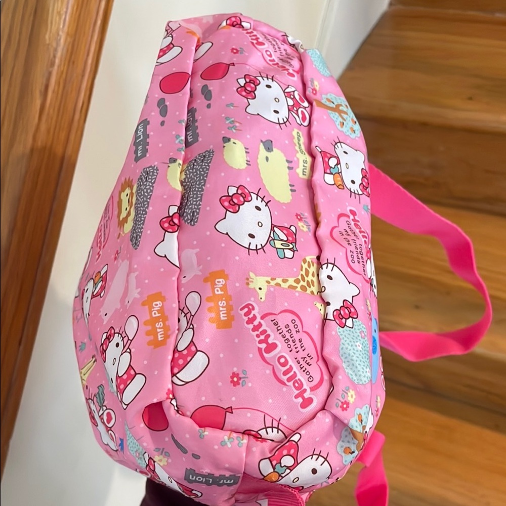 Hello Kitty Pink and Blue Patterned Backpack - Picture 6 of 16